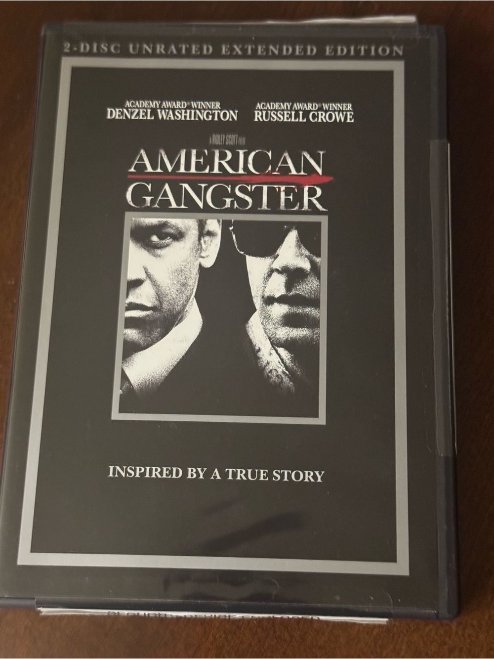 American Gangster DVD - Denzel Washington and Russel Crowe